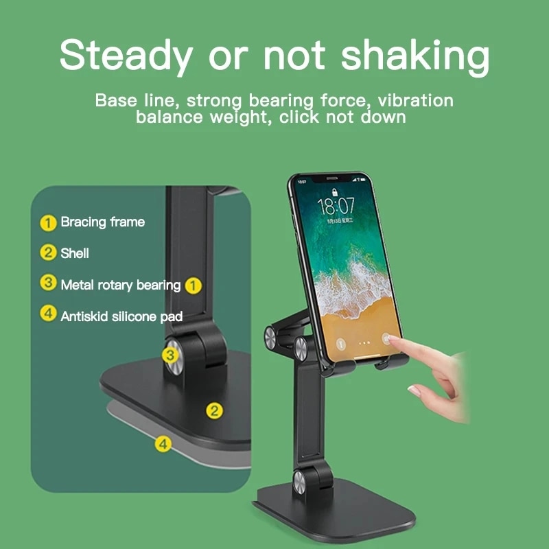 Multi-angle Adjust Mobile Phone Holders for Desk Charger Dock Station for IPhone X Samsung Huawei phone Stand Bracket. 