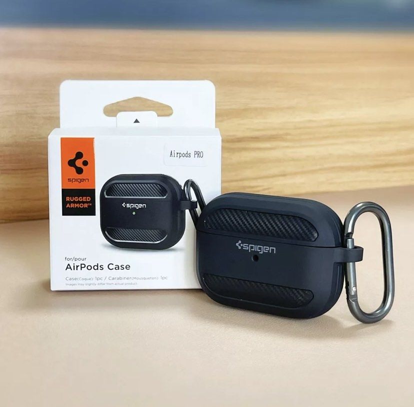 Spigen Rugged Armor AirPods Cases For Airpods Pro 2-ELF. 