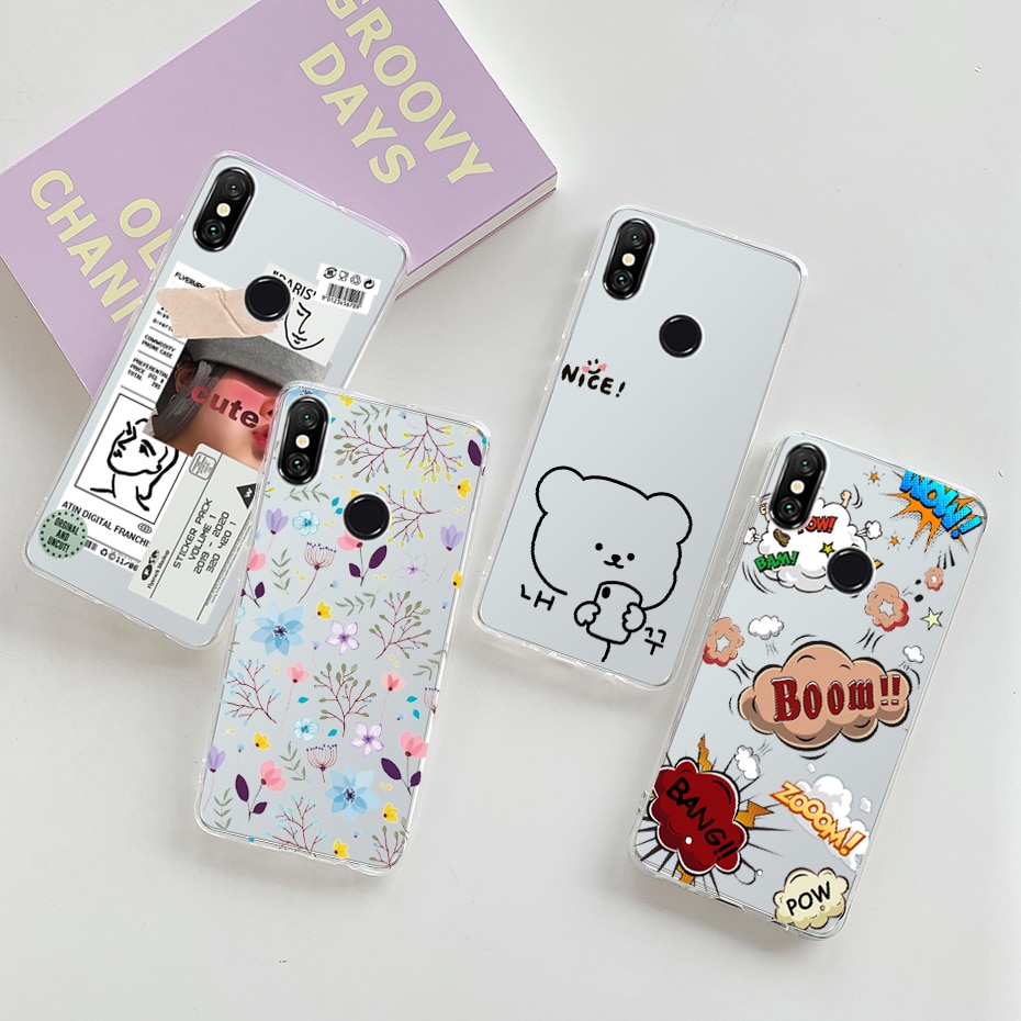 For Xiaomi Redmi Note 5 Global Version Case Clear Soft TPU Back Cover Phone Cases For Xiaomi Redmi Note 5 Pro Note5 Case Fundas