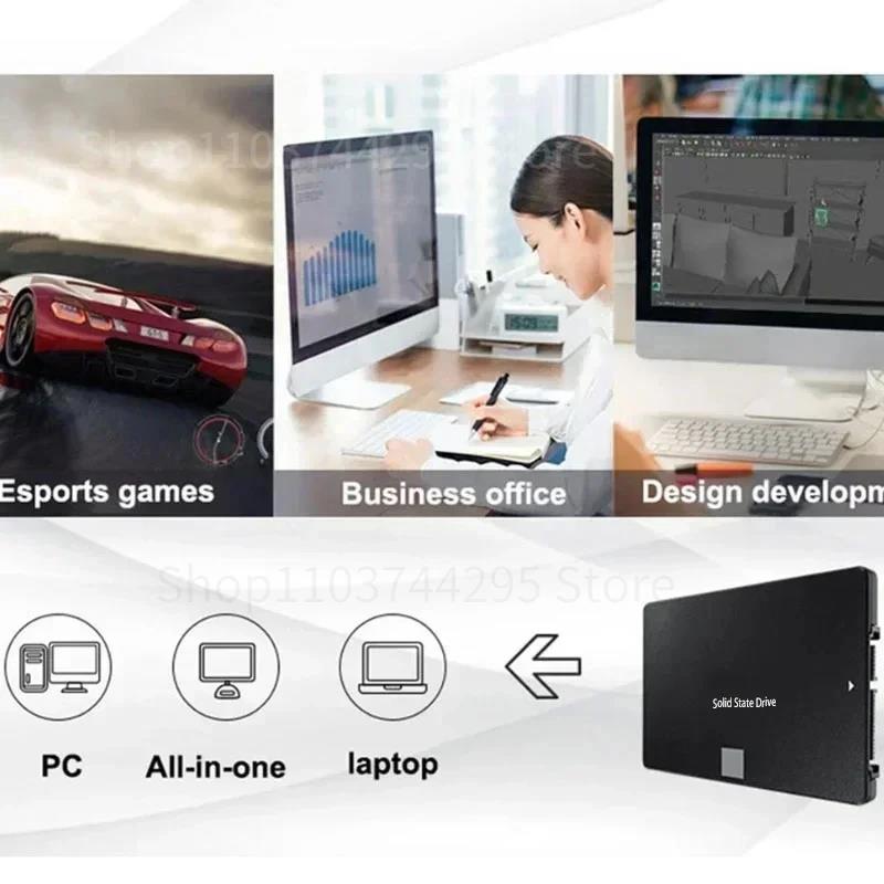 SSD 870 EVO SATA 3.0 4TB 2TB 1TB 2.5inch Solid State Driver Disk Gaming Memory Card For PS5 Laptop Desktop PC High Speed. 