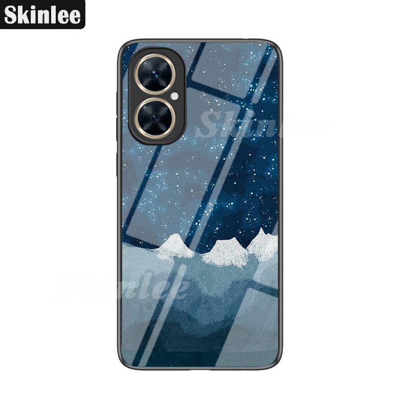 Phone Case for Huawei Nova 11i Back Cover Couple Starry Moon Back Cover Meteor Start Casing for Huawei Nova 11i Phone Cases Glossy Glass Cases