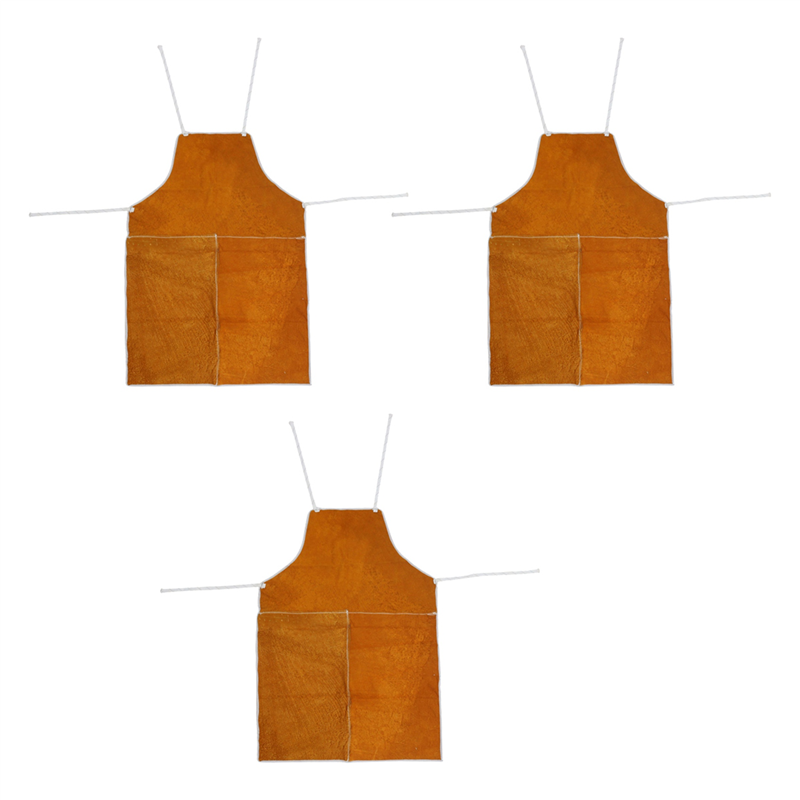 3X Cowhide Welding Welders Aprons Work Safety Workwear Glaziers Blacksmith