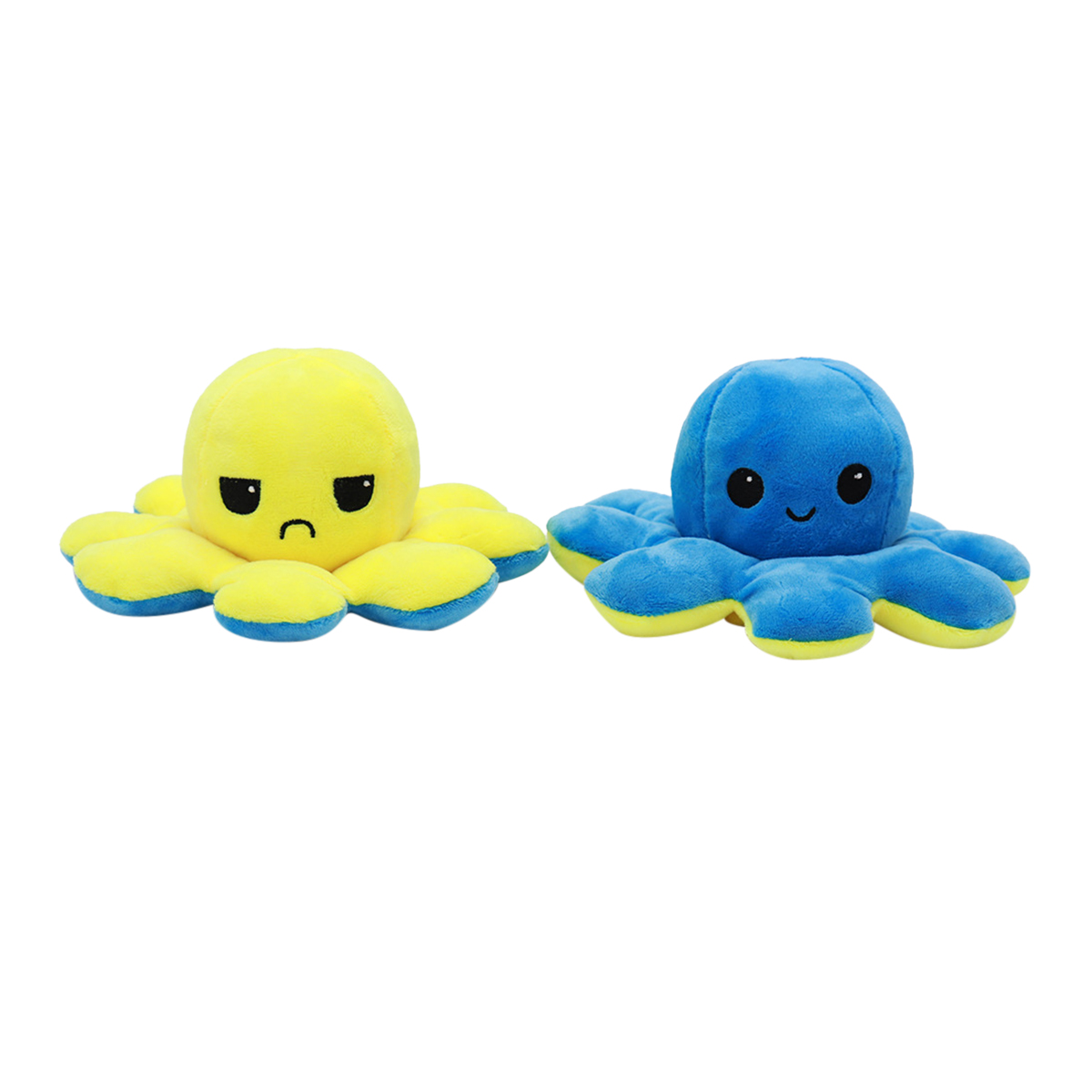 Exceotional Quality - Double Sided Expression Type Deformed Octopus Baby Doll - Doll - Innovative Design - To Exprerience Greatness. 