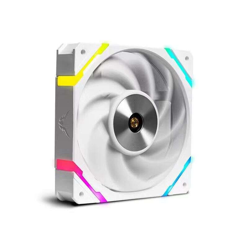 Valkyrie X12 ARGB Light FDB Bearing Desktop Computer Temperature Control Silent 12cm Chassis Fan. 