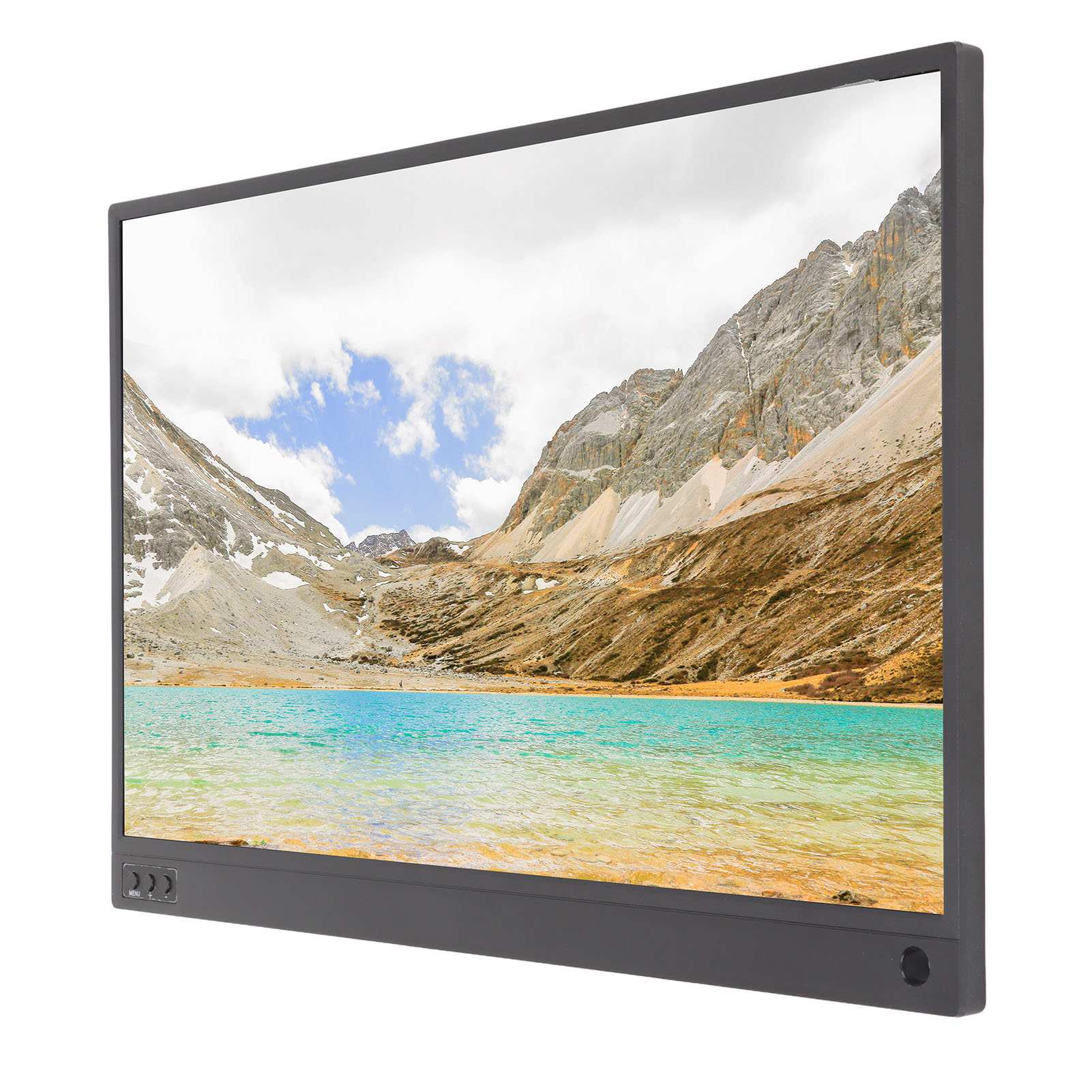 Monitor 15.6in HD 1080P 3 In 1 Display Built In Speakers USB C External Monitor. 