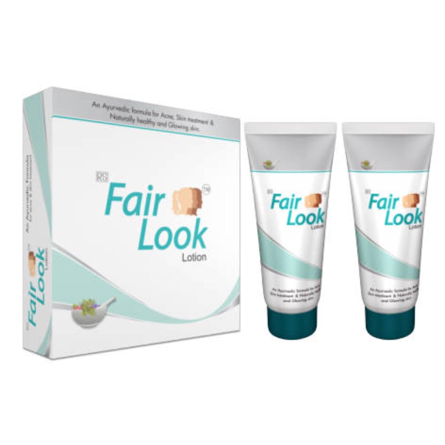 Fair Look Brightening Instant Glow Cream Lightweight and Non-Greasy | Reduces Dark Spots and Protects Ageing | Nourished and Moisturized Skin Cream All Skin Types | Pack of 2, 100g