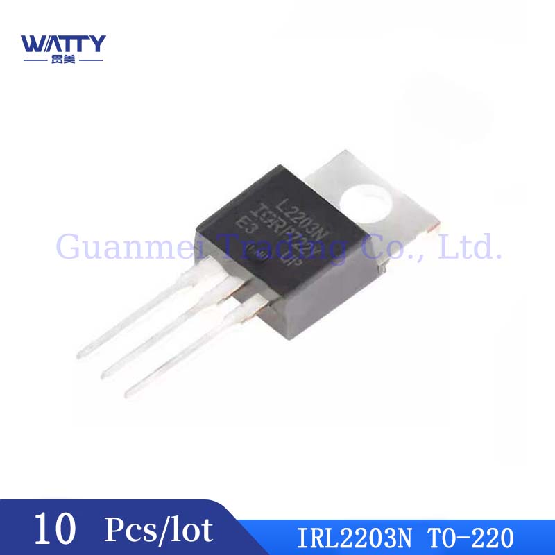 10 Pcs/Lot L2203N IRL2203N 116A 30V TO-220 MOSFET Circuitry Part