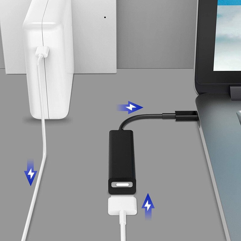 USB C Adapter Compatible with MacBook MagSafe Charger for Thunderbolt Cinema Display Charging MacBook Pro and More USB-C Devices. 