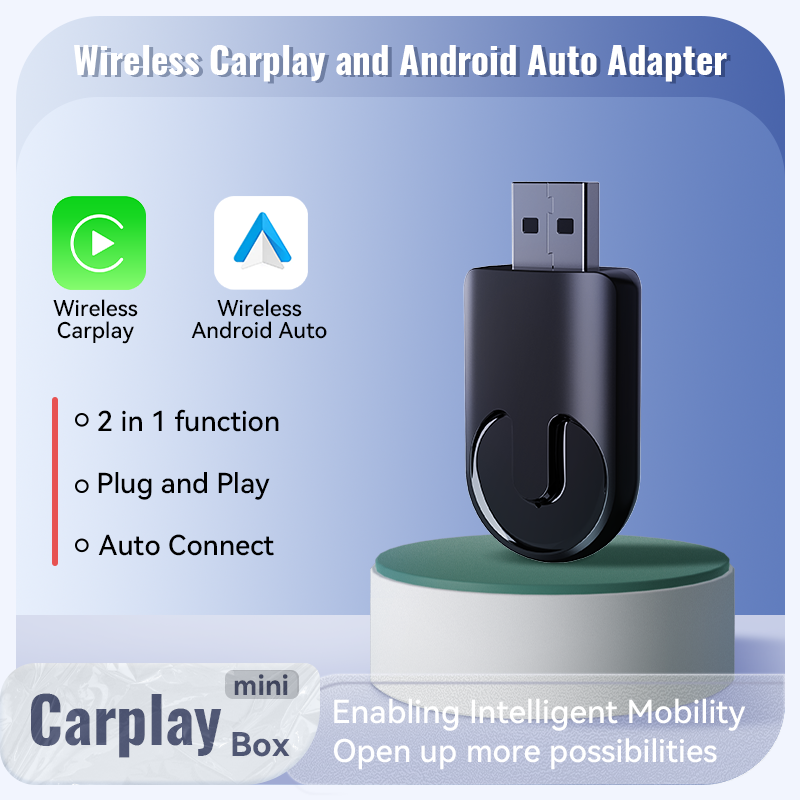 XUDA 2024 NEW 2in1 Ai Box Wireless Android Auto Adapter Carplay Wireless For Benz A C E S GLA GLB GLC 300 GLE GLS EQB EQC. 