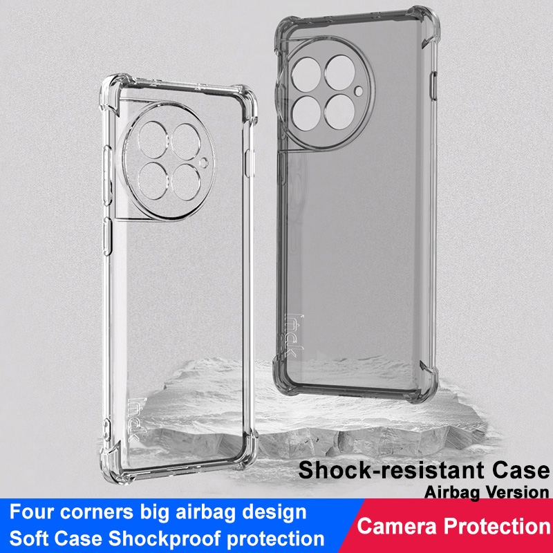 （COD)imak Shockproof Airbag TPU Phone Case For OnePlus 12 5G/OnePlus Ace 2 Pro 5G/OnePlus Ace 3 5G. 