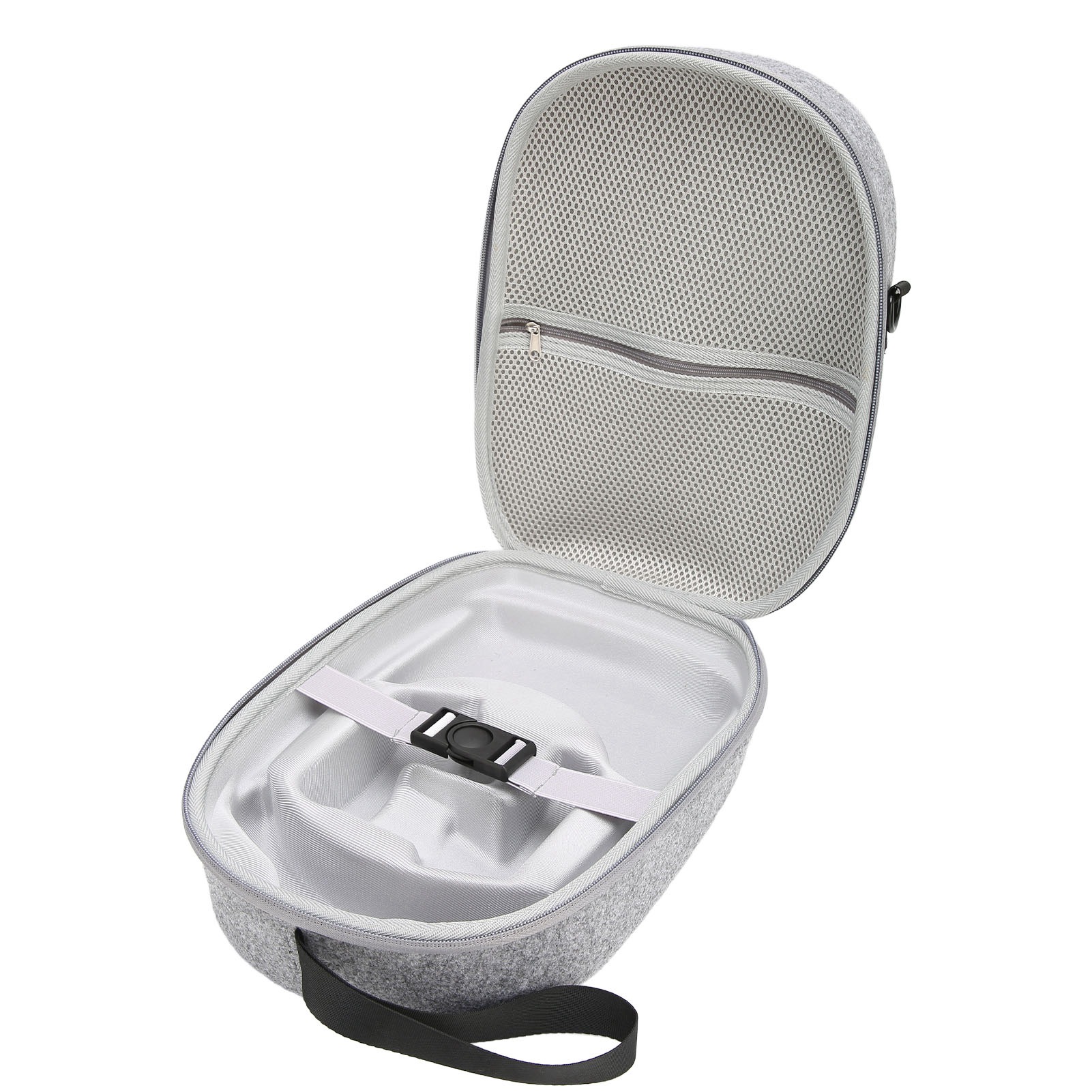 VR Headset Storage Bag, VR Headset Travel Case Internal Fixing Elastic with Shoulder Strap for Traveling. 
