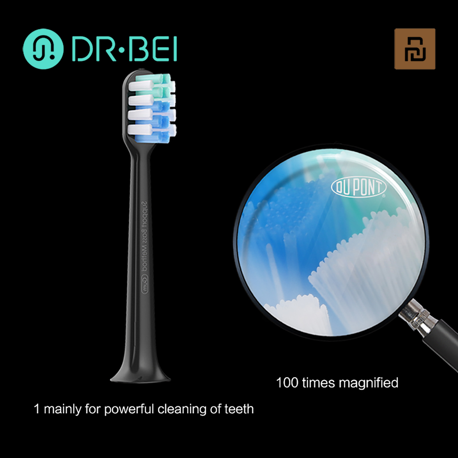 NYT 3Pcs · Toothbrush Part Ultrasonic Lightweight Ultra-Fine Bristles Tooth Cleaner Brushes Head For By-V12. 