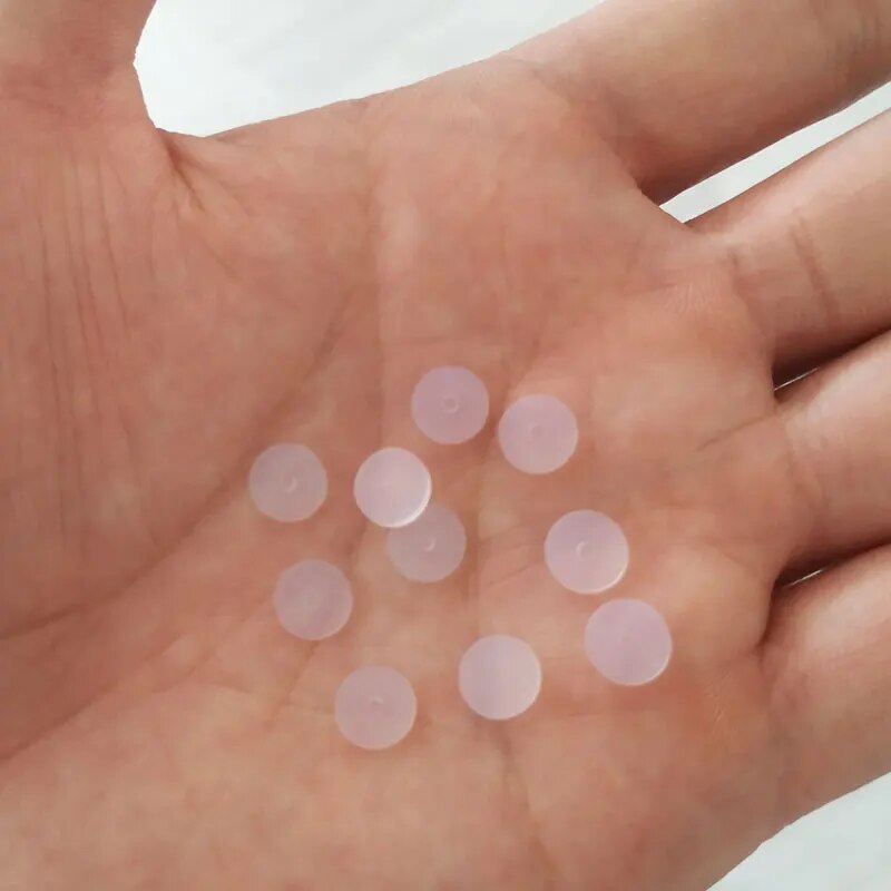 Piercing Healing Silicone Discs Soft Anti Hyperplasia Anti-sagging Fixed Rings for Nose Ear Cartilage Soft Gasket Spacers body. 