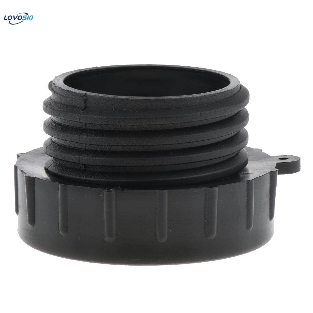 6x Black 2'' IBC Fine Threads Adapter IBC Tote Tank Male G hose. 