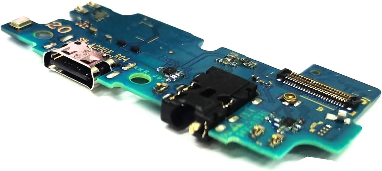 Charging Logic Board For Samsung Galaxy A20 (SM-A205) Charging Port For A20 (SM-A205) USB Plug PCB Dock Connector Spare parts. 