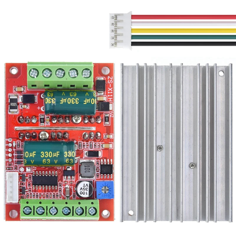 DC 6-60V 400W BLDC Three Phase DC Brushless Motor Controller