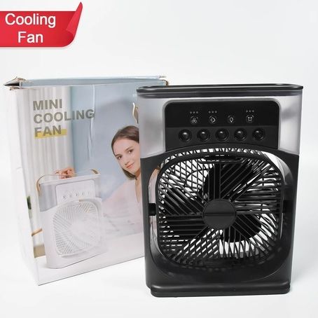 Portable Air Conditioner Personal Desktop 5-Hole Spray Air Cooing Quiet Table Fan for Home Office Bedroom