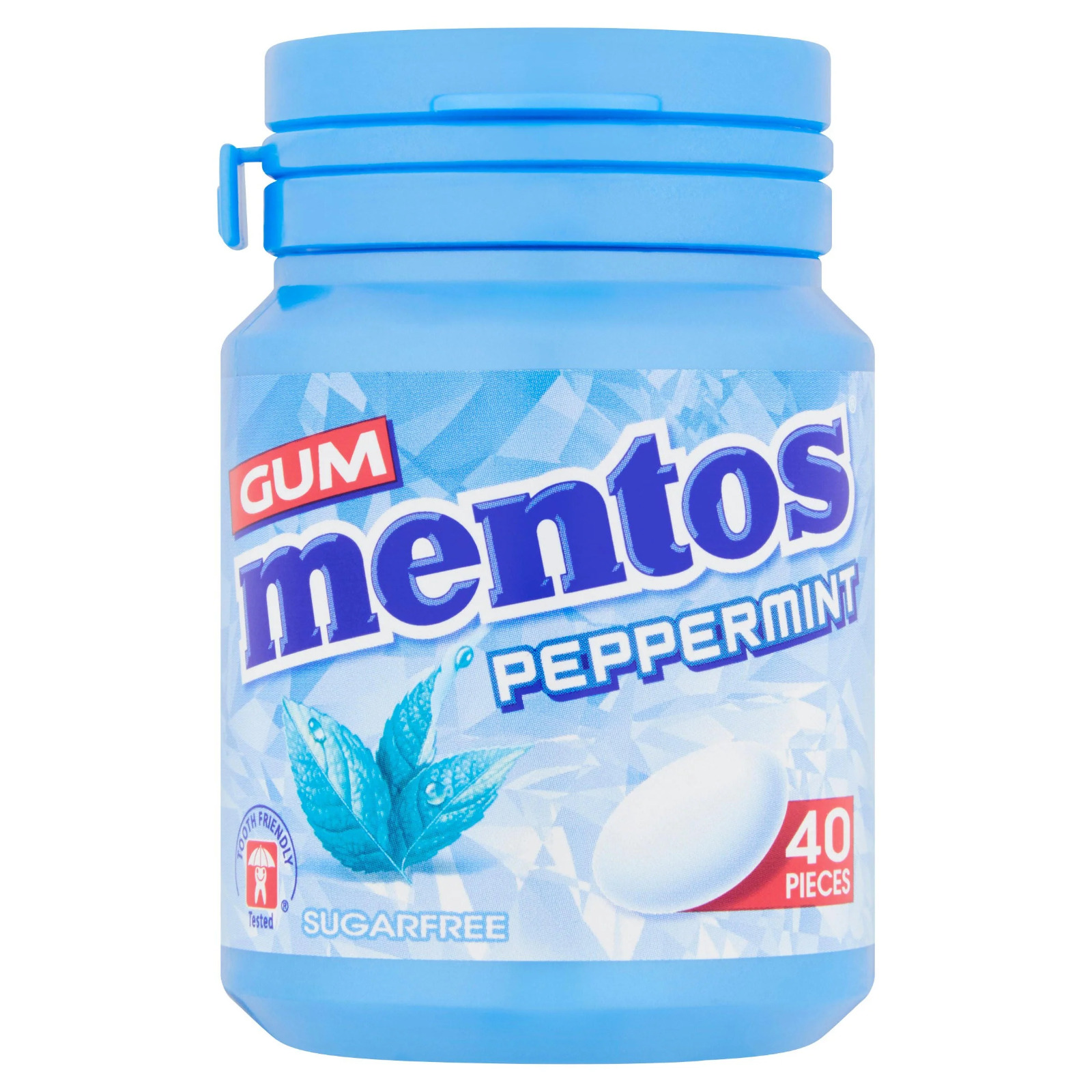 Mentos Gum White Peppermint 56G 40pcs UK. 