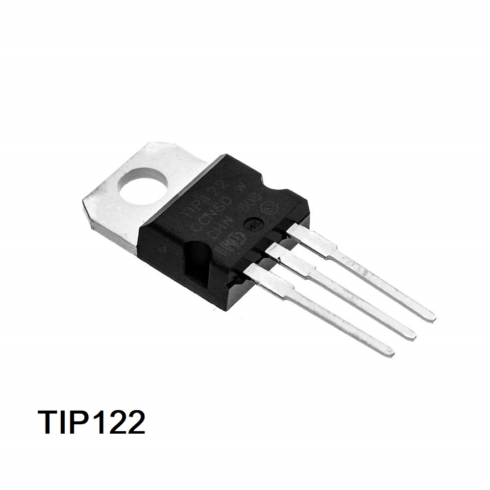 2Pcs TIP122 TIP-122 TIP 122 NPN Transistor 100V 5A 65W Power Darlington Triode Transistor Silicon High Power Amplifier TO-220 Bipolar Transistor. 