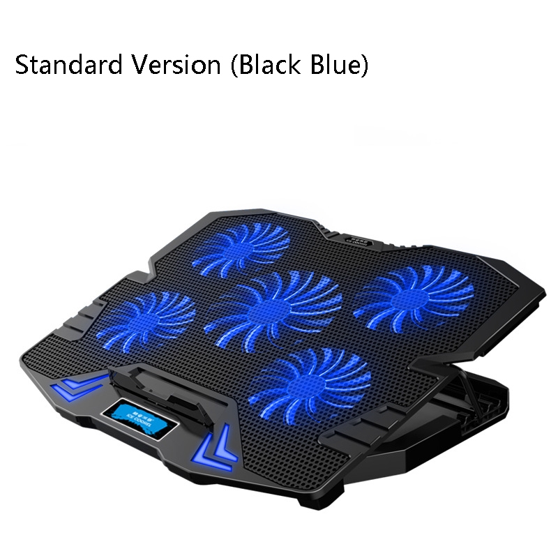 ICE COOREL K5 Laptop Radiator Computer Cooling Bracket, Colour: Standard Version (Black Blue). 