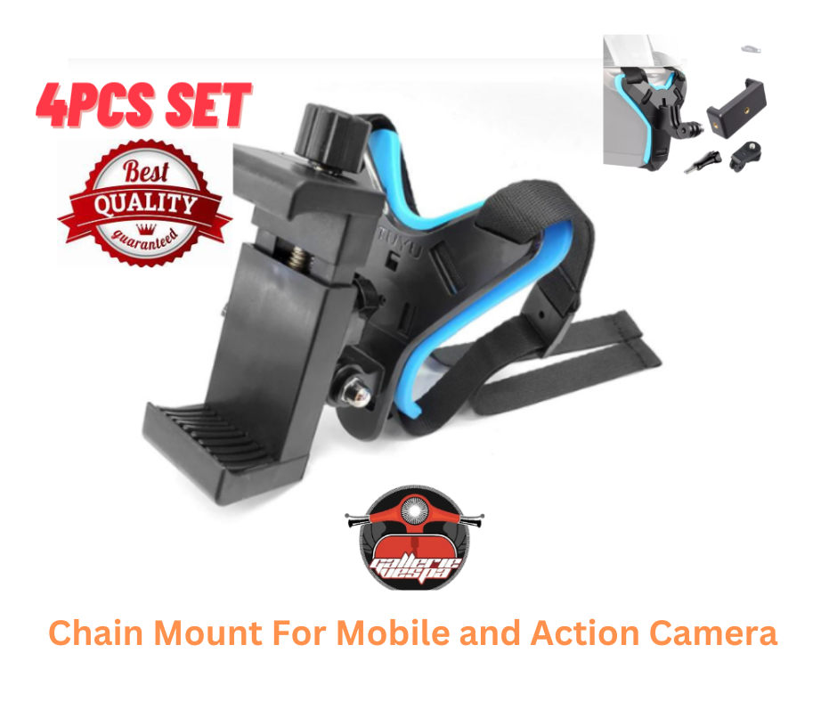 Helmet chain Mount for mobile and camera