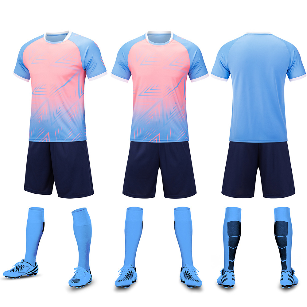 mized football jersey, camouflage, small batch spring /summer short eeed football jersey set, campus children's sports meet. 