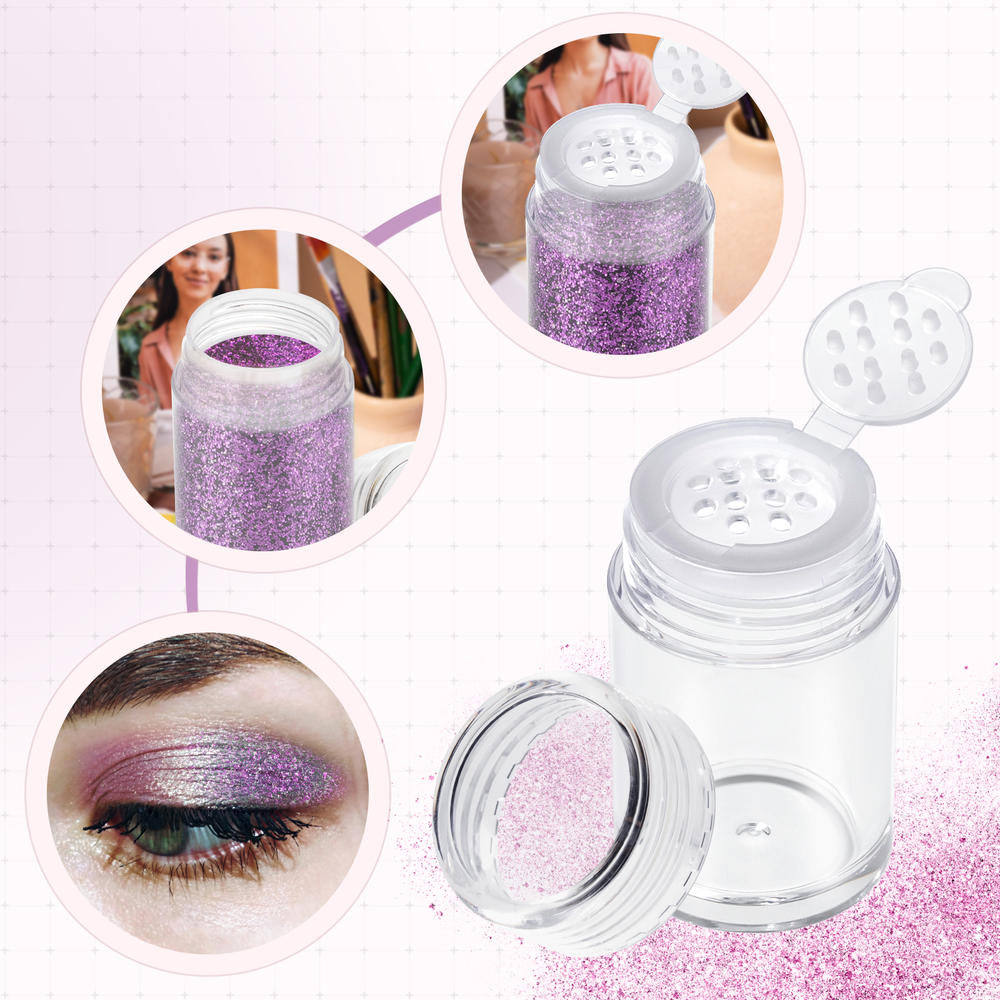 Refillable Cosmetic sifter Portable 10ml Empty Loose powder jar Makeup tools Container for Cosmetics storage Travel-friendly. 