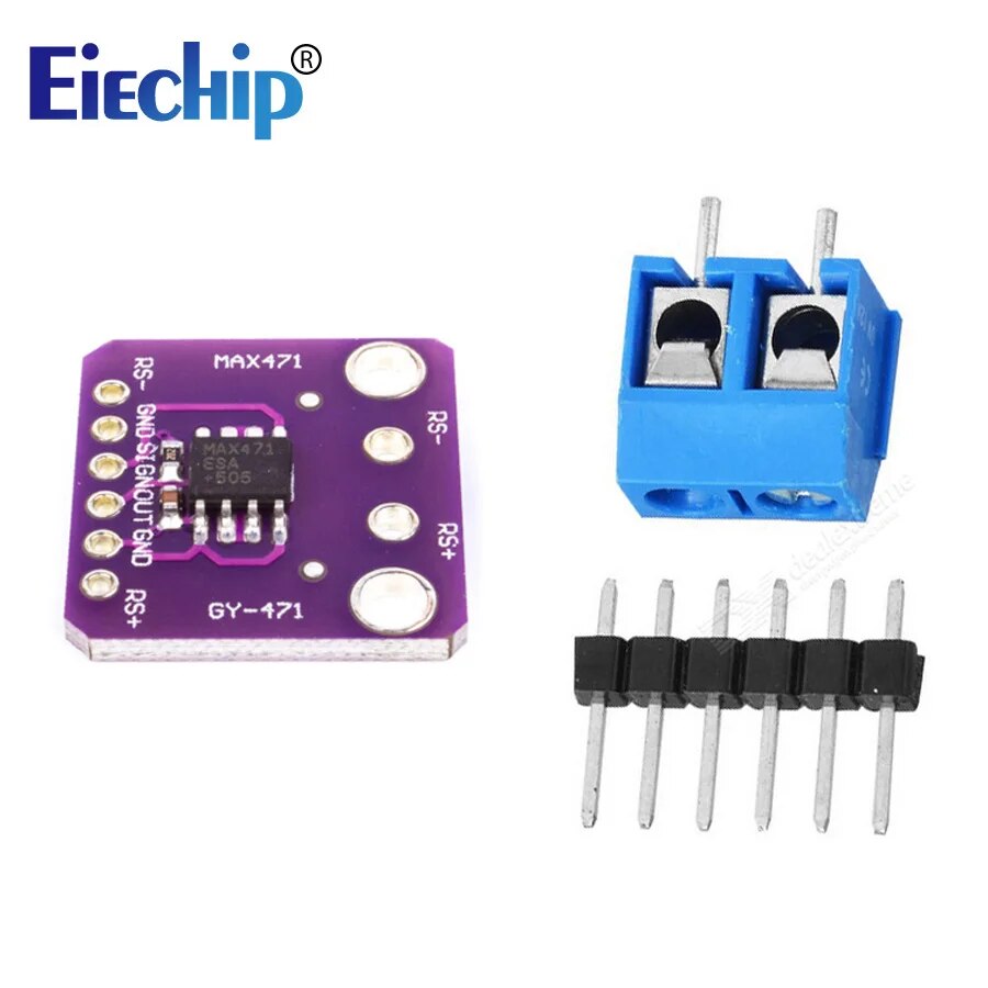 【Daily Necessities For Anyone Store】Max471 Voltage Current Module For AVR Tester Board 5V DC 0-3A Resistive Voltage Divider GY-471 Sensors