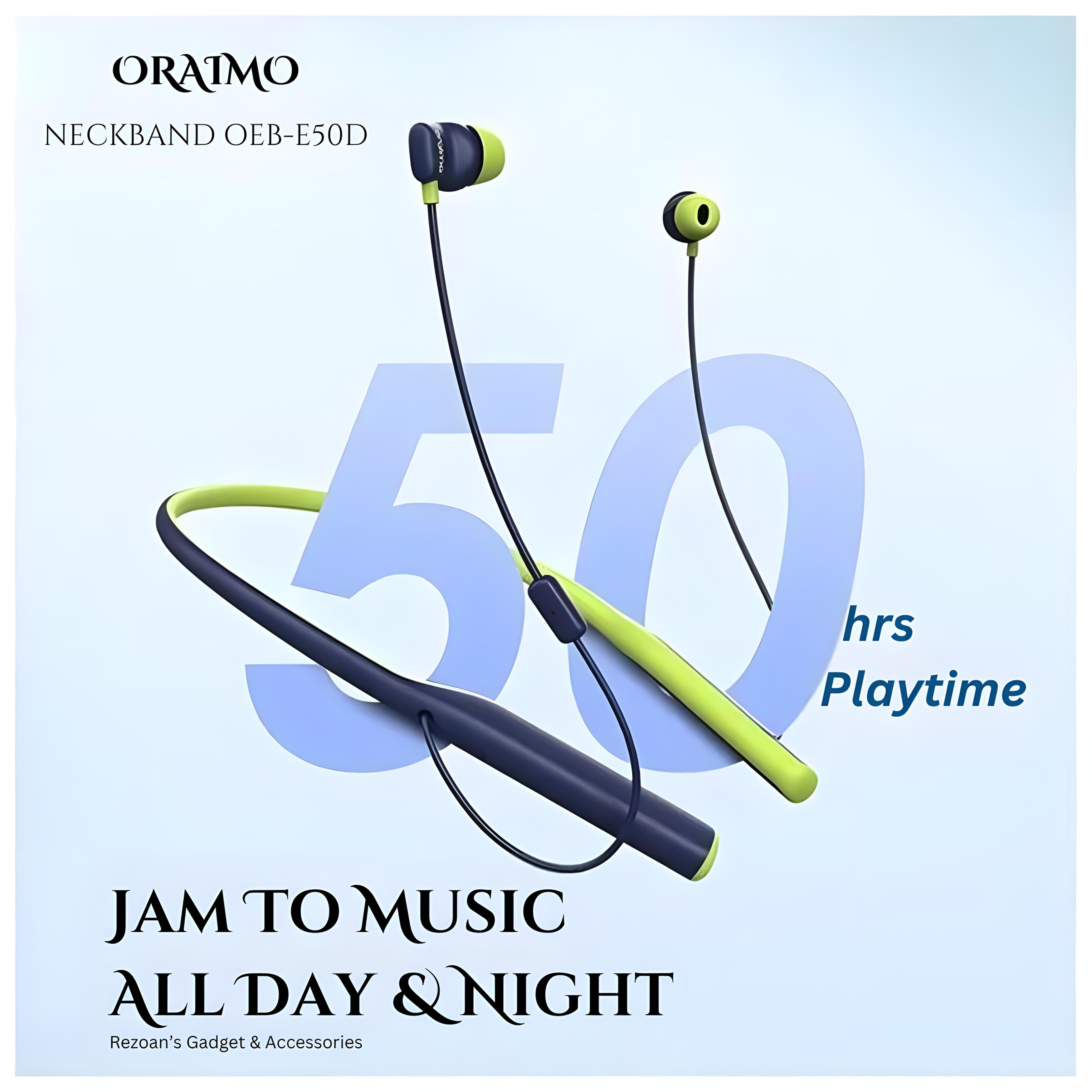 Oraimo  Necklace 4  Dual EQ wireless neckband. 