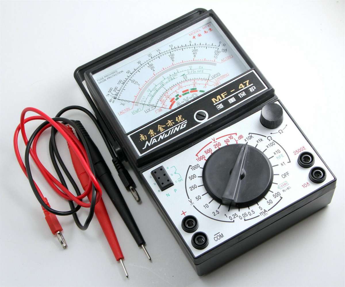 Analog Multimeter (MF47) with ISO Certified Analog multimeter. 