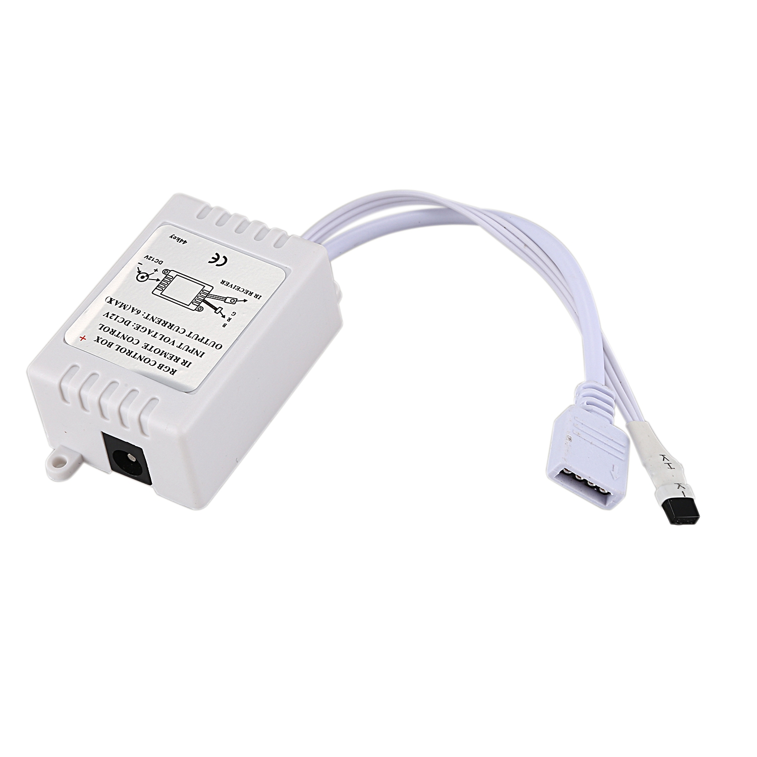 Individual 44 keys Wireless IR Remote control with receiver for 5050 3528 RGB SMD LED strip light. 
