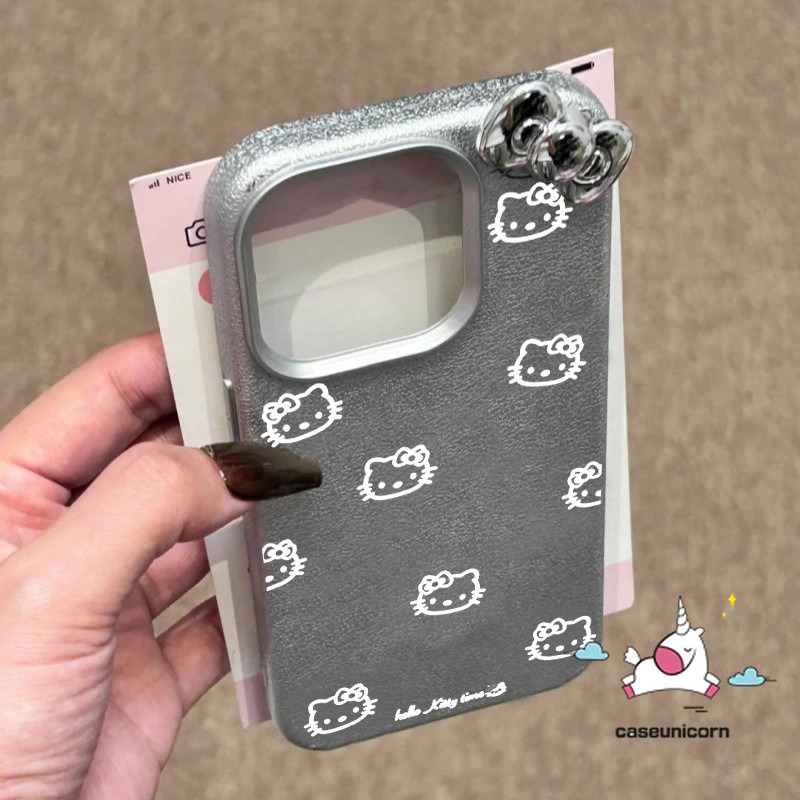 For ITEL A70 P55 Infinix Hot 30i 50i 40i 40 Smart 9 7 8 6 5 Pro Plus Hot 30 10 9 11 Play Tecno Spark 20C GO 1 10C 10 20 Pro Note 30 40Pro Cartoon Cool DIY Bow Doll Hello Kitty Case. 