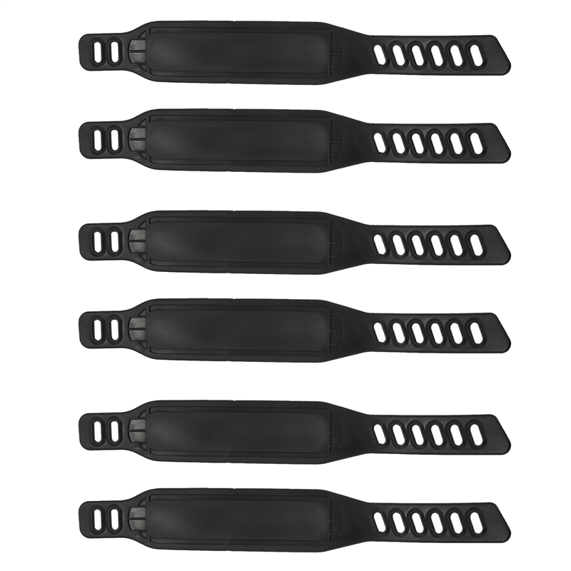 TWEXQNY 6 Pairs Exercise Bike Pedal Straps Widened Bicycle Pedal Straps for Exercise Bike Stationary Cycle Home or Gym