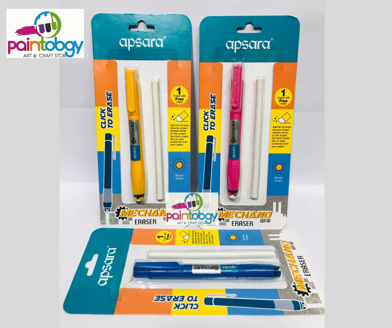 Apsara Mechano Eraser With Free One Refill 1pc Random Box Color.. 