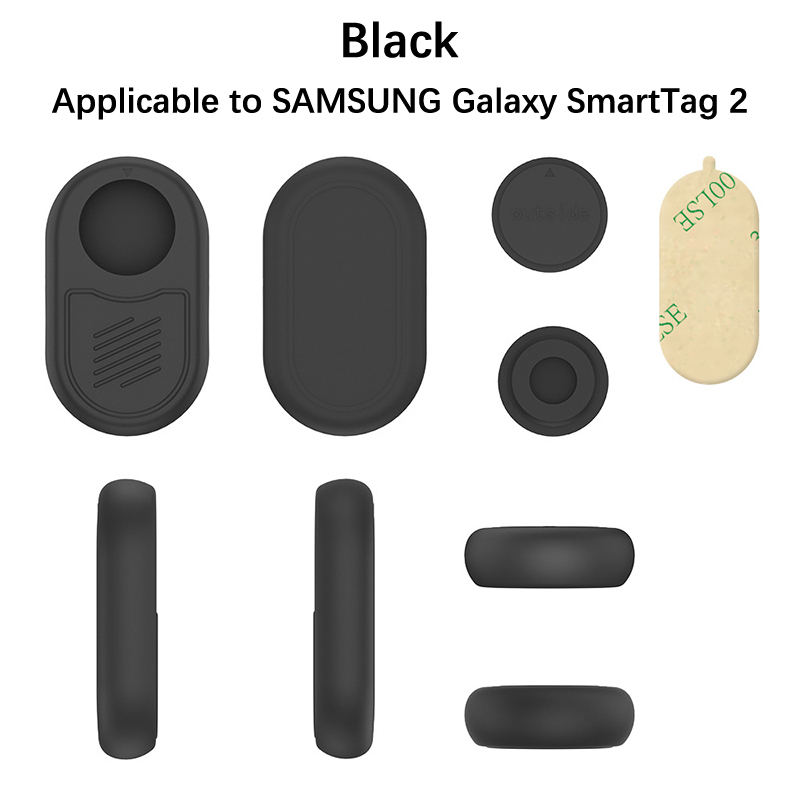 For SmartTag 2 Case Portable Protector Cover For Samsung Galaxy SmartTag2 Smart Tag 2 Soft Silicone Protective Shell Skin Cover Eatop