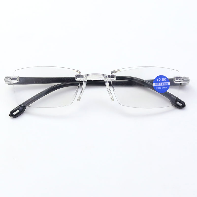 Popular Black Technology Edge Cutting Smart Zooming Presbyopic Glasses Hd Automatic Adjustment Running Rivers and Lakes Zoom Presbyopic Glasses