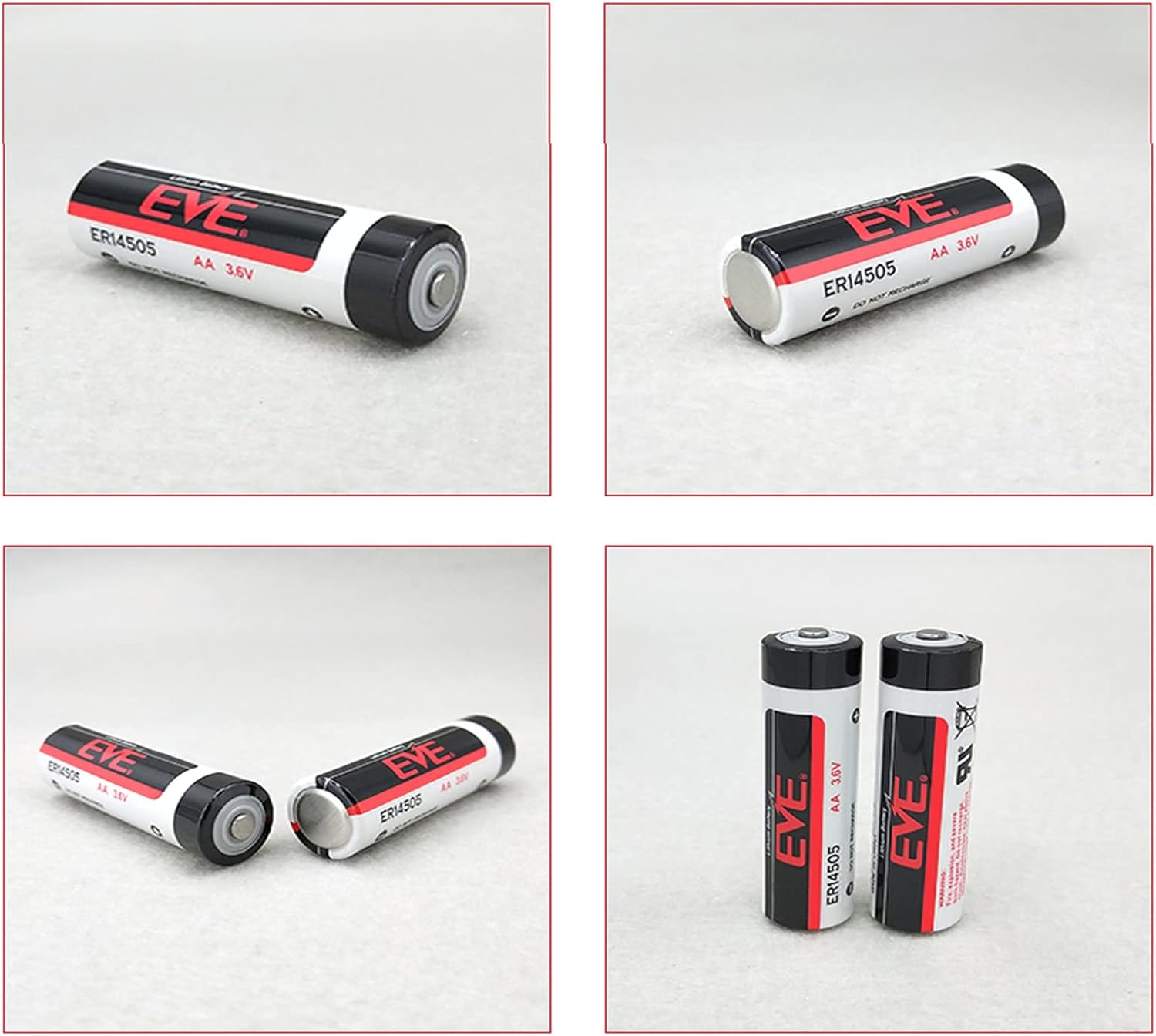 EVE ER14505 (Can be used instead of LS14500) 3.6V 2700mAh Lithium Li-SOCl2 AA Size Meter Battery - 1 Piece. 