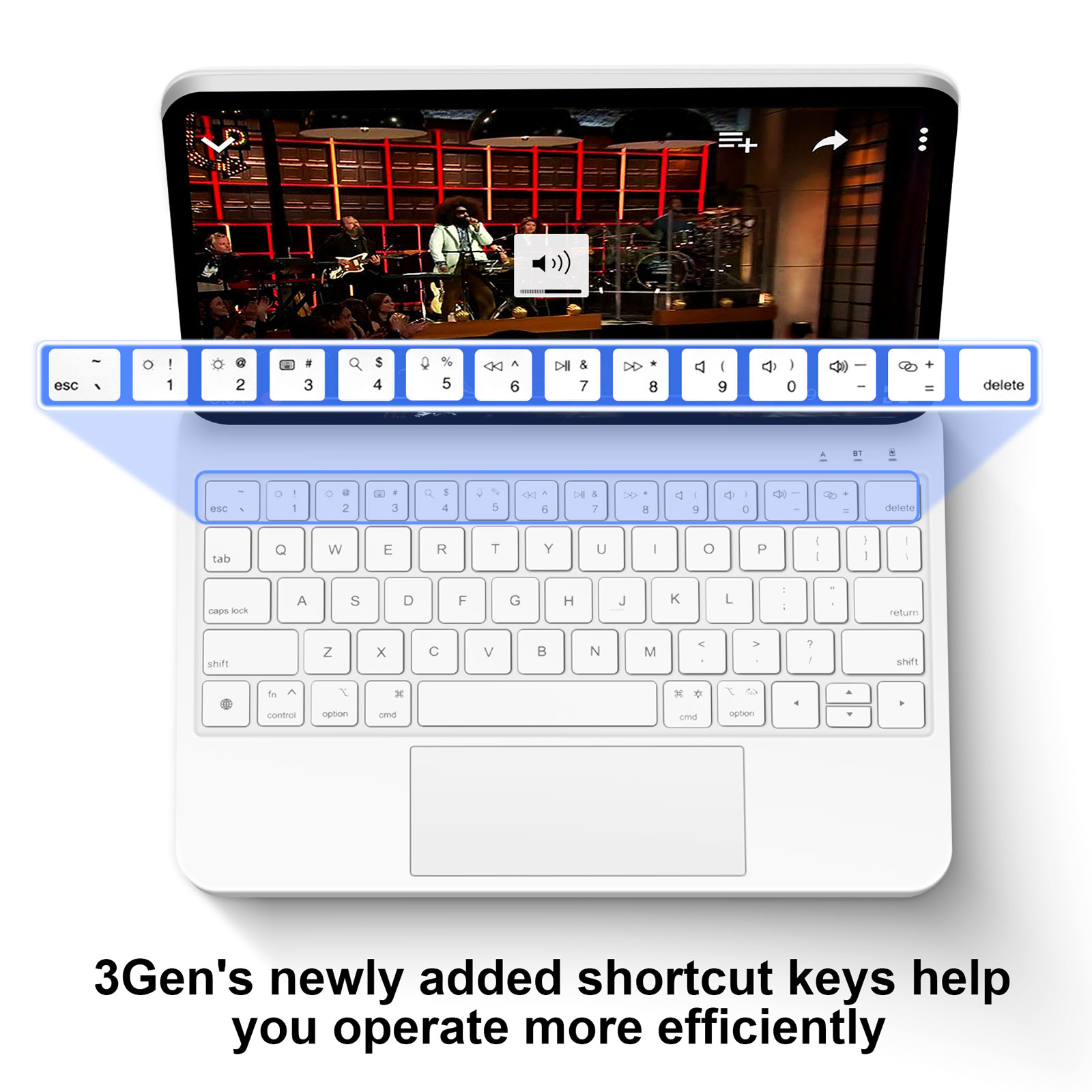 GOOJODOQ Magic Keyboard for iPad Pro 11 2024 Air 4 Air 5 Air 6 for iPad 12.9 10th Generation 6th 5th 4th 3rd Gen Cover Case. 