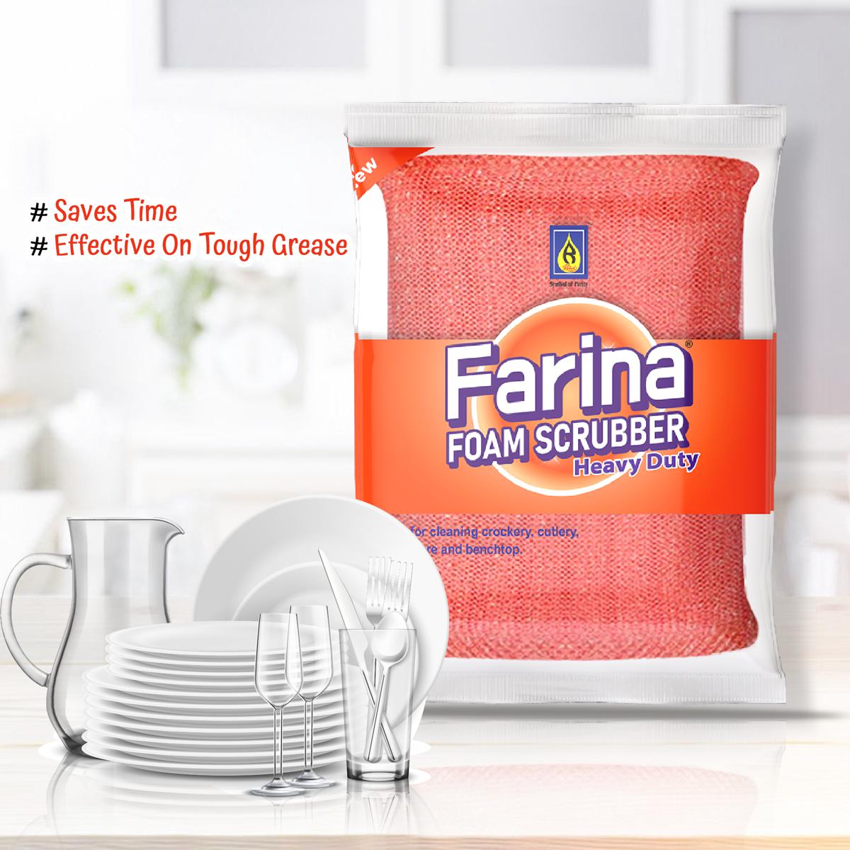 Farina Foam Scrubber / Majoni ( 6 Pcs ). 