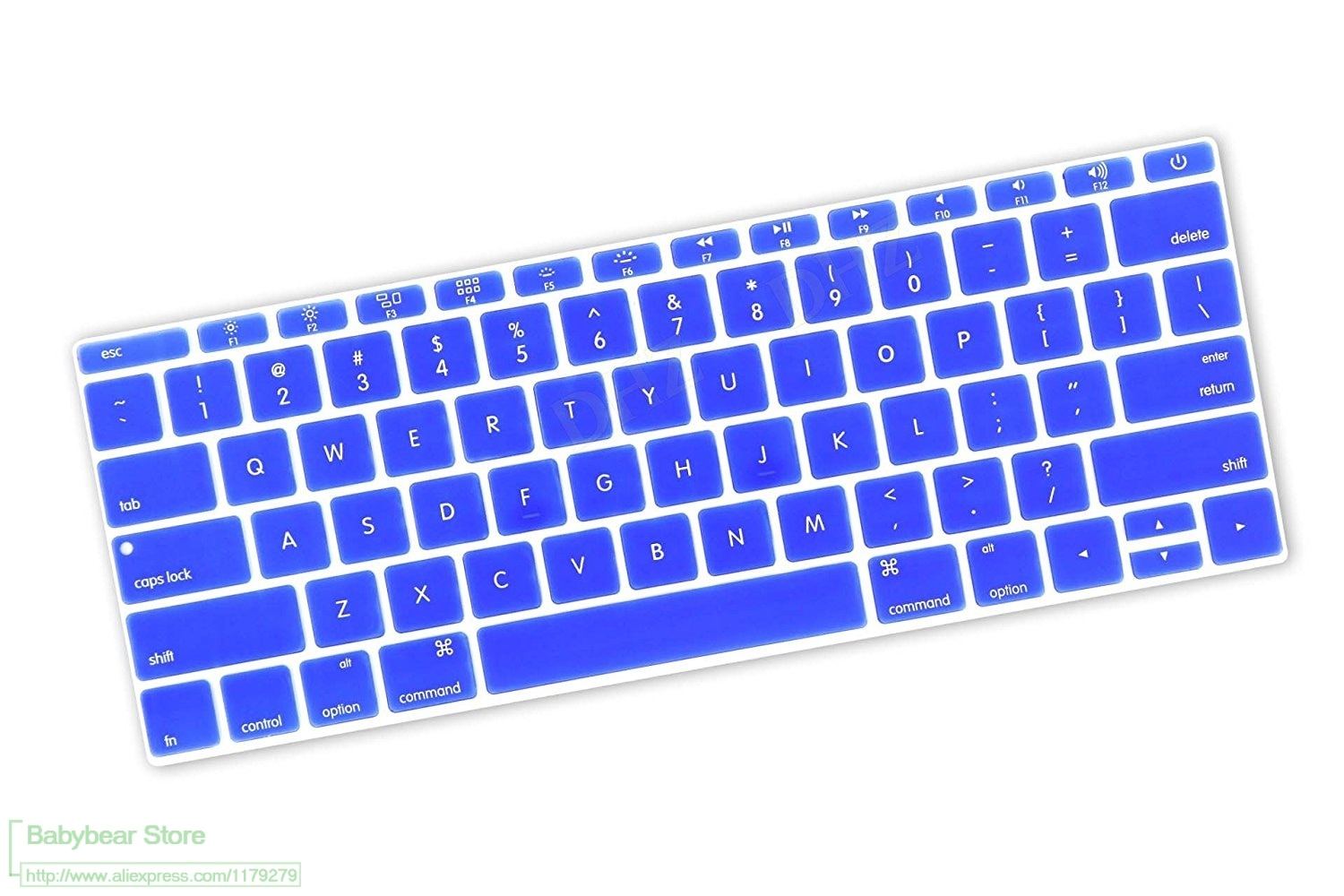 【happy one】2020 US version Keyboard Skin Cover Protector for Apple Pro 13" inch (NO Touch Bar) for book Pro 13.3 1708. 
