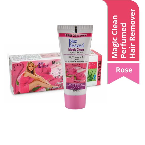 Blue Heaven Magic Clean Perfumed Hair Removal Cream – Rose 60ml