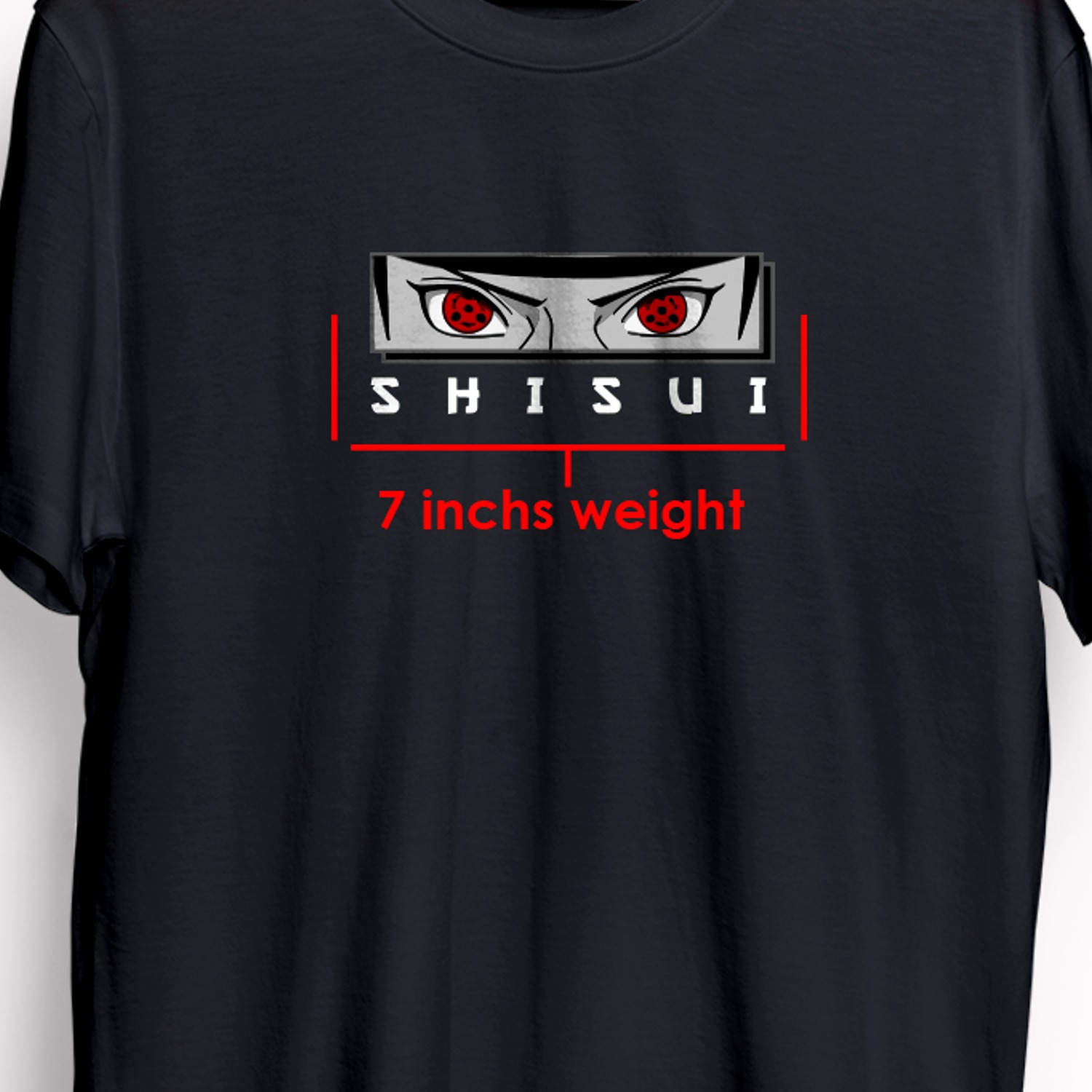 Cotton Half-Sleeve T-shirt, Anime T-shirt, Naruto, Shisui Uchiha