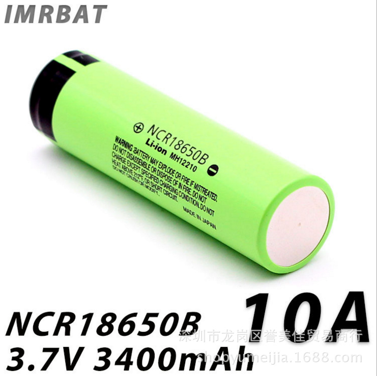 Genuine Panasonic 3400 18650 lithium battery Panasonic 18650B 3.7V large capacity lithium-ion battery original.