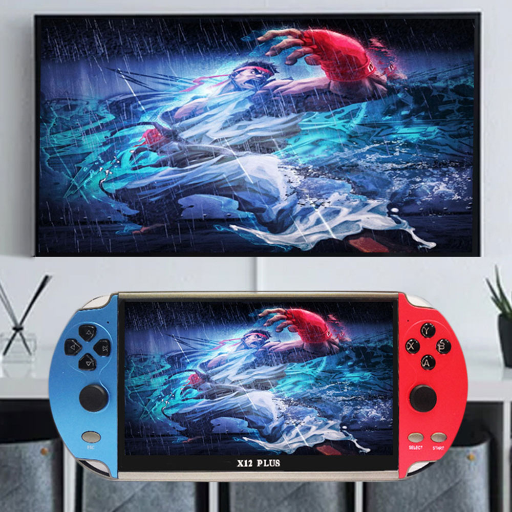 X12 Plus 7-inch 16GB PSP Built-in 10000 Game Console. 