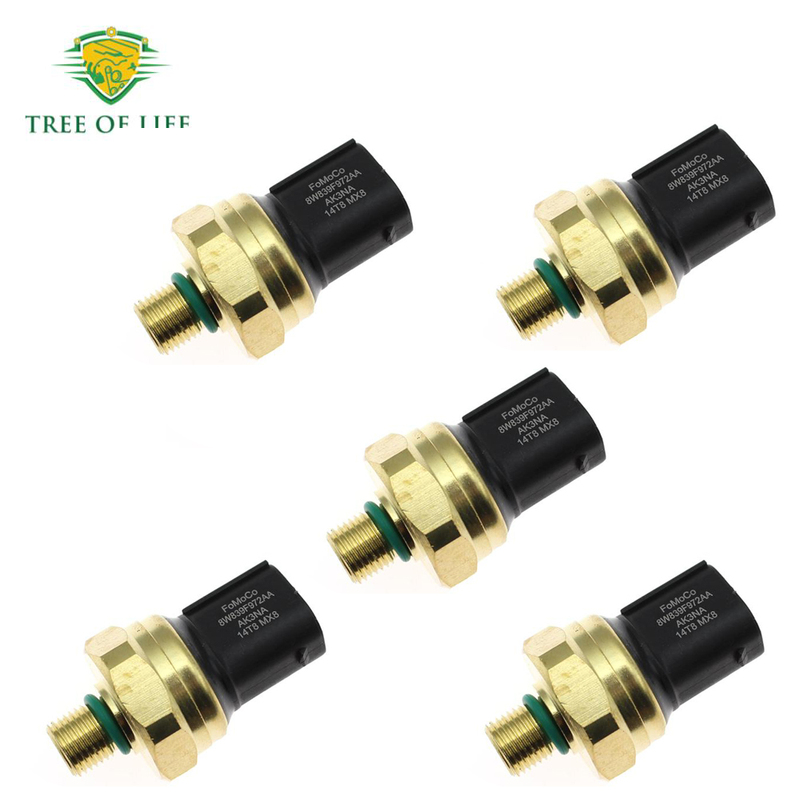 1/5/10 Fuel Injection Rail Pressure Sensor Switch For Ford Volvo Land Rover 8W839F972AA 8W83-9F972-AA GJ32-9F972-AA BM5Z-9F972-A