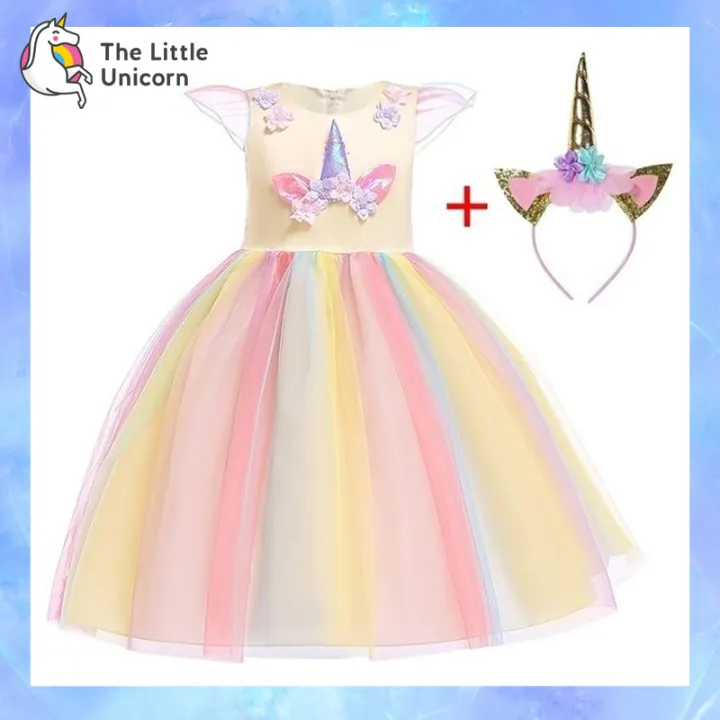 Girls Unicorn Dress Gown Night Child Birthday Party Wedding 5-14y Summer Dresses Embroidery Applique Long with Headband: Buy Online at Best Prices in Bangladesh Girls Unicorn Dress Gown Night Child Birthday Party Wedding 5-14y Summer Dresses Embroidery Applique Long with Headband: Buy Online at Best Prices in Bangladesh