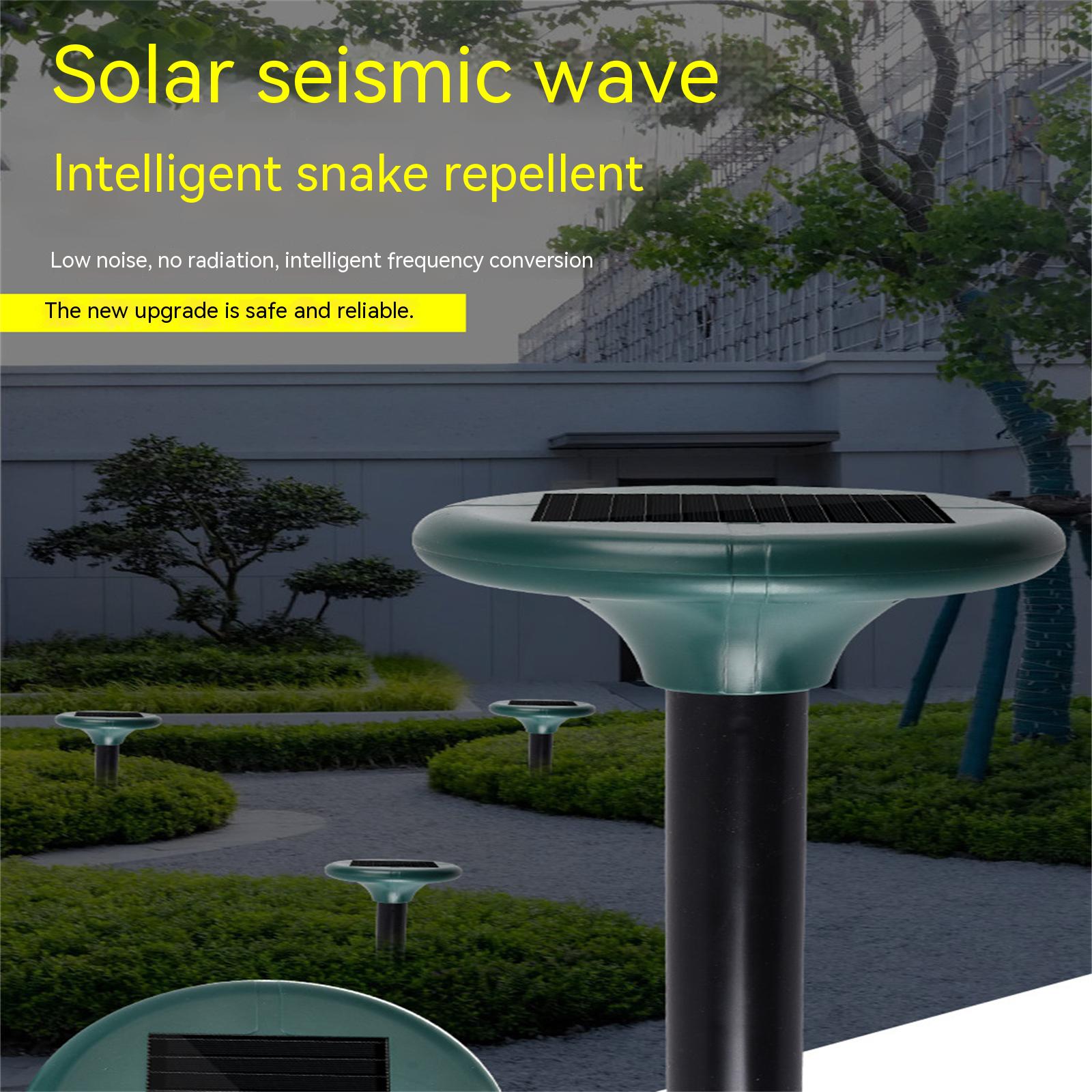 2pcs Solar Ultrasonic Mouse Repeller Anti-corrosion Anti-rust 1200mah Lithium Battery Mouse Repeller. 