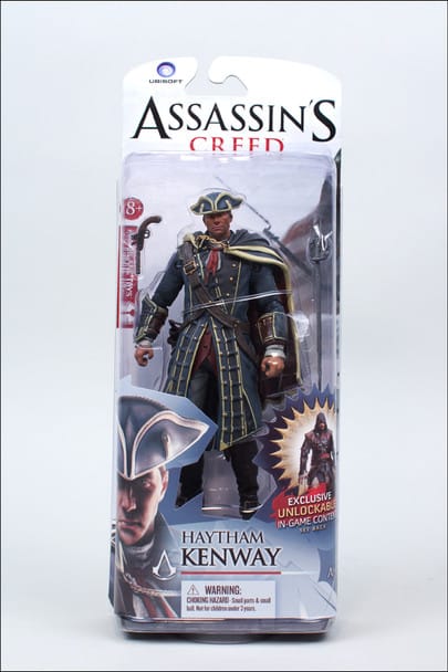 Assassin's Creed Edward Haytham Connor Hunter 3D Statue Model Action Figures Toy. 