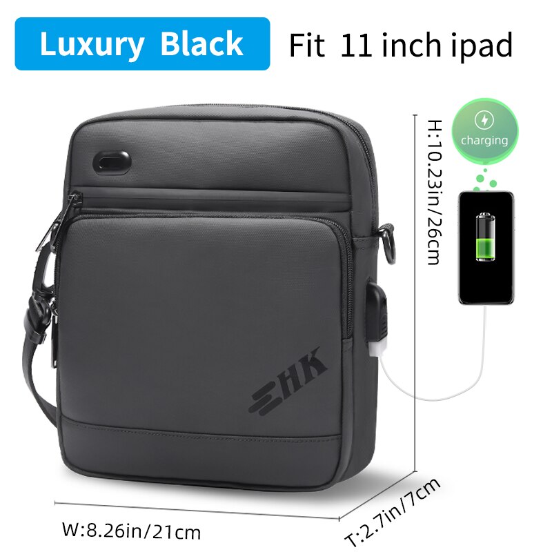 Crossbo ag en Fit 11 Inch d And 7 Inch hone igh Quality Waterproof Shoulder ag For usines a With S Charging