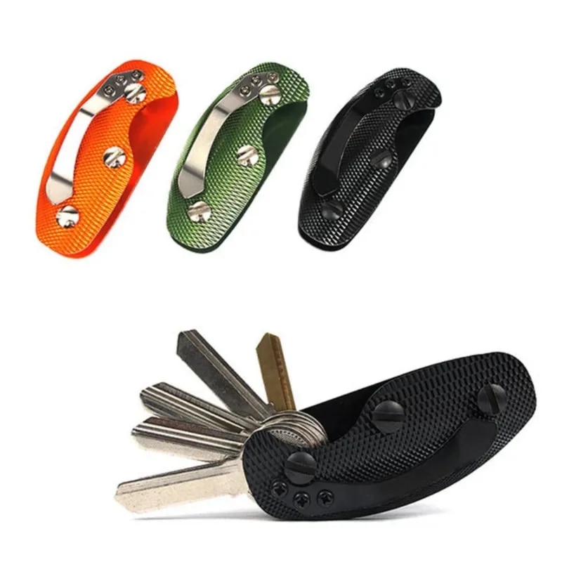 Smart Key Holder Portable Pouch Bag Case Wallet Holder Chain Car Key Wallet Housekeeper EDC Pocket Key Organizer Tools for Men. 